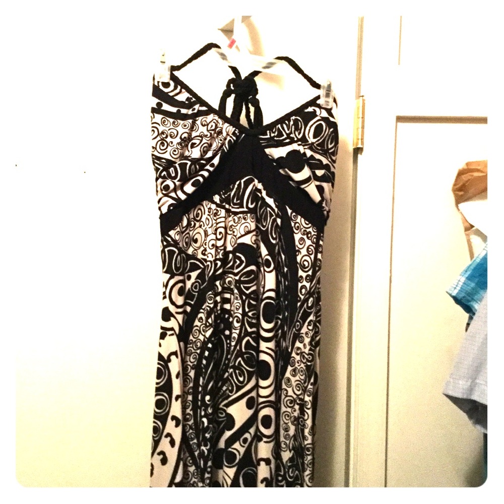 Halter maxi dress